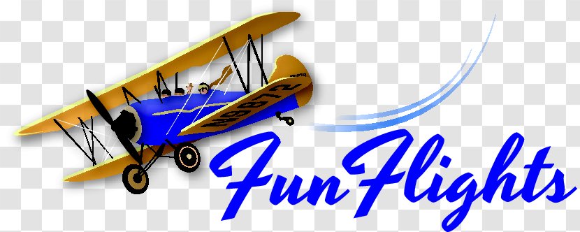 Fun Flights Biplane Rides Aviation Airplane - Aerospace Engineering - Airline Tickets Transparent PNG