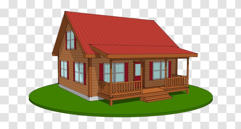 Log Cabin House Floor Plan - Aframe - Rental Homes Transparent PNG