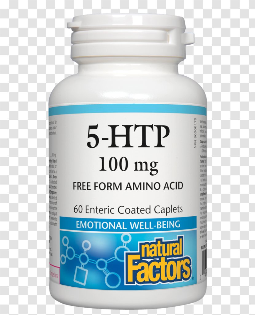 5-Hydroxytryptophan Dietary Supplement Serotonin Health Amino Acid Transparent PNG
