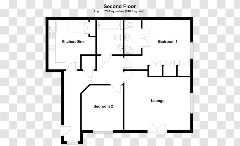 Floor Plan Paper Angle - Design Transparent PNG