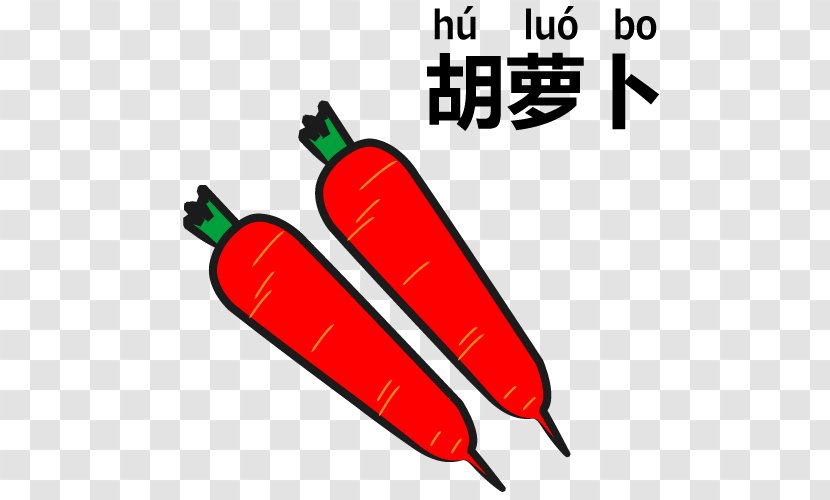 Carrot Bell Pepper Chili Clip Art - Chinese Word Transparent PNG