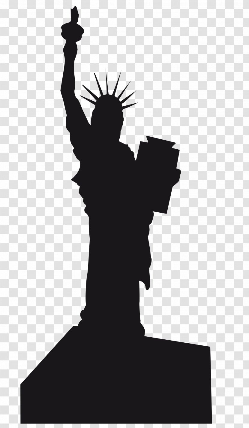 Statue Of Liberty Silhouette Transparent PNG