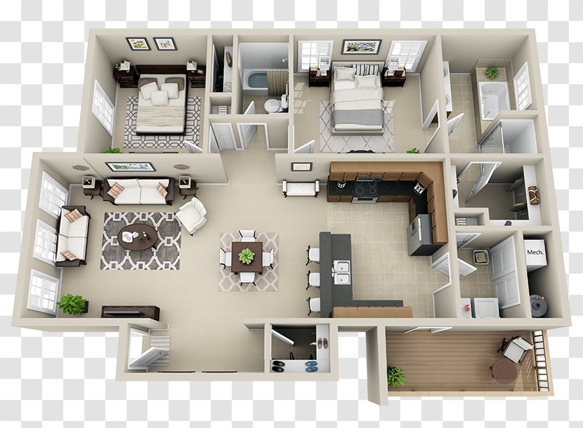 Floor Plan House Bloomington Transparent PNG