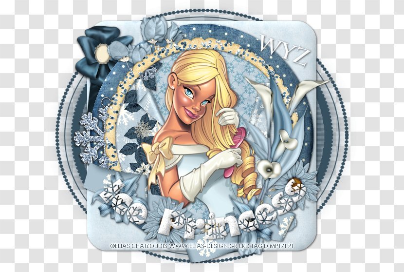 Christmas Scrap Legendary Creature Animated Cartoon - Ice Princess Transparent PNG