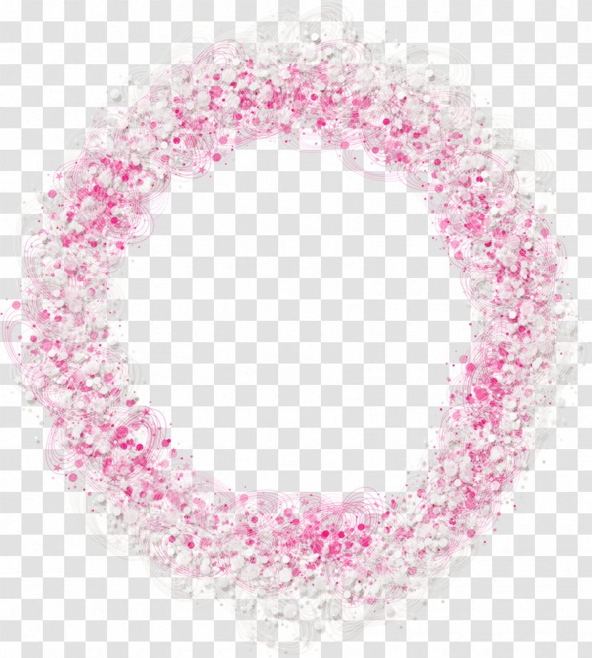 Circle Flower - Lip - Glitter Transparent PNG