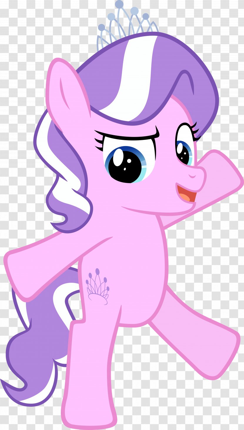 Tiara Diamond Purple Pony Art - Flower Transparent PNG