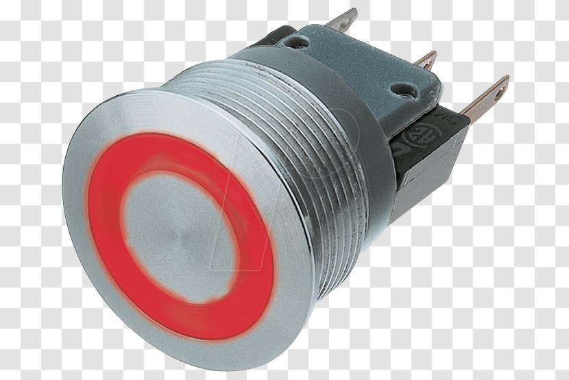 Electrical Switches Electronic Component Stainless Steel Metal - Schurter - Vandalresistant Switch Transparent PNG