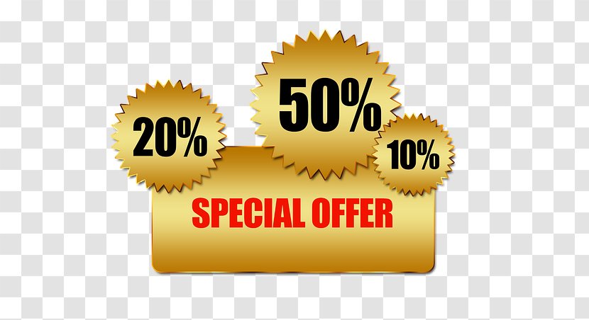 Discounts And Allowances E-commerce Shopping Coupon Sales - Yellow - Special Offer Transparent PNG