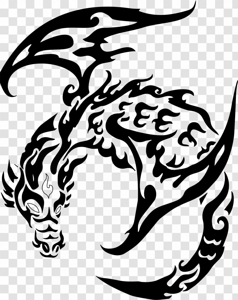 Dragon Tattoo Clip Art - Visual Arts - Arm Transparent PNG