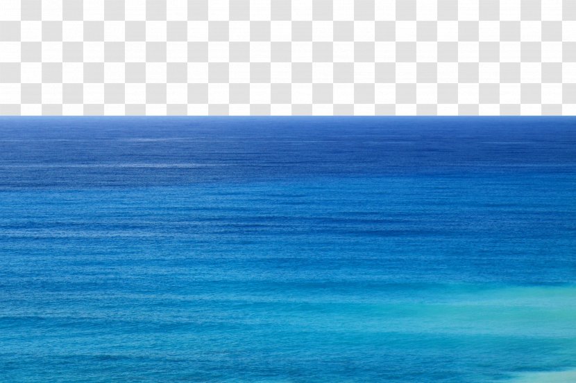 Shore Blue Sea Wave Sky - Horizon Transparent PNG