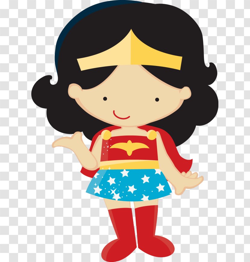 Diana Prince YouTube Superhero Female Clip Art - Human Behavior - Little Superman Transparent PNG