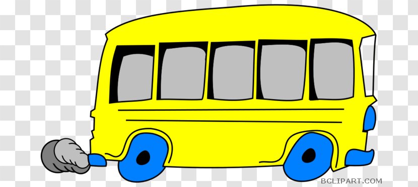 Bus Clip Art Openclipart Image Vector Graphics - Yellow Transparent PNG