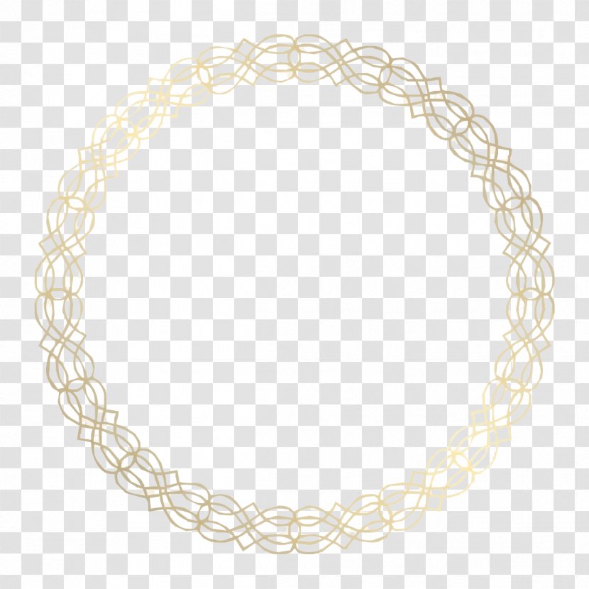 White Circle Pattern - Creative Golden Shading Transparent PNG