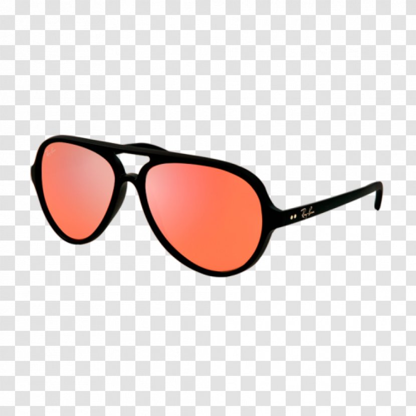 Ray-Ban Cats 5000 Classic Aviator Sunglasses Mirrored - Rayban Wayfarer - Black Frame Glasses Transparent PNG