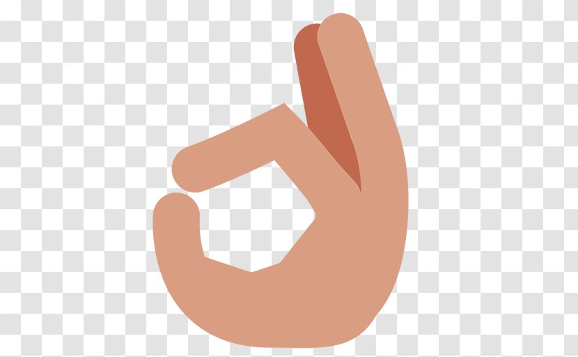 OK Emoji Gesture Hand Sign Language - Heart Transparent PNG