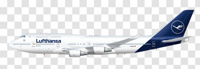 Lufthansa Boeing 747-400 Airplane 747-8 - Mode Of Transport - 737 Transparent PNG