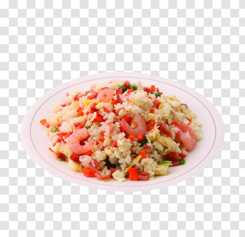 Fried Rice Ham Stir Frying Cooked - Meat - Real Carrot Transparent PNG