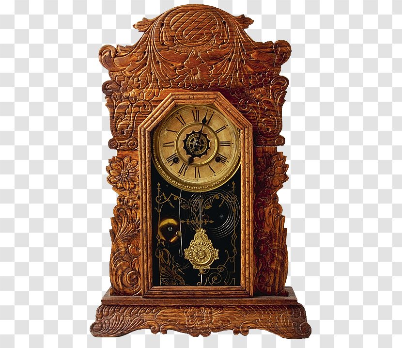 Floor & Grandfather Clocks Black Forest Cuckoo Clock Antique - Shop Transparent PNG