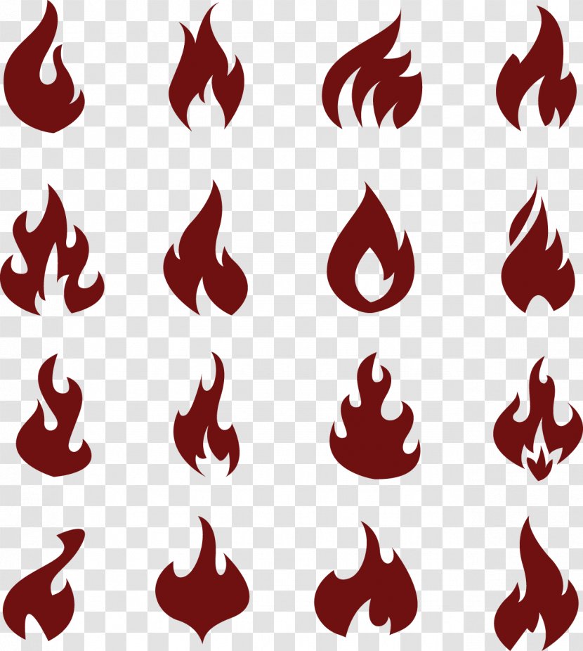 Flame Fire Clip Art - Combustion - 16 Of The Icon Vector Material Transparent PNG