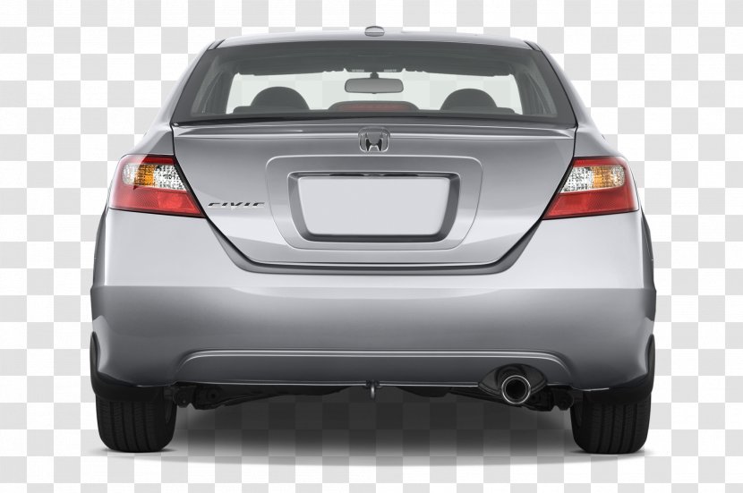 Honda Accord Compact Car Civic - Sedan - Rear View Transparent PNG