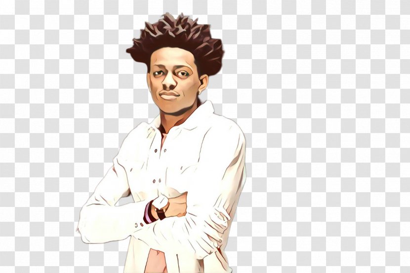 Hair Cartoon Hairstyle Black Afro - Fictional Character - Gesture Transparent PNG