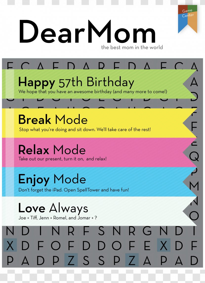 Paper Line Number Brand Font - Media - Happy Birthday Mom Transparent PNG