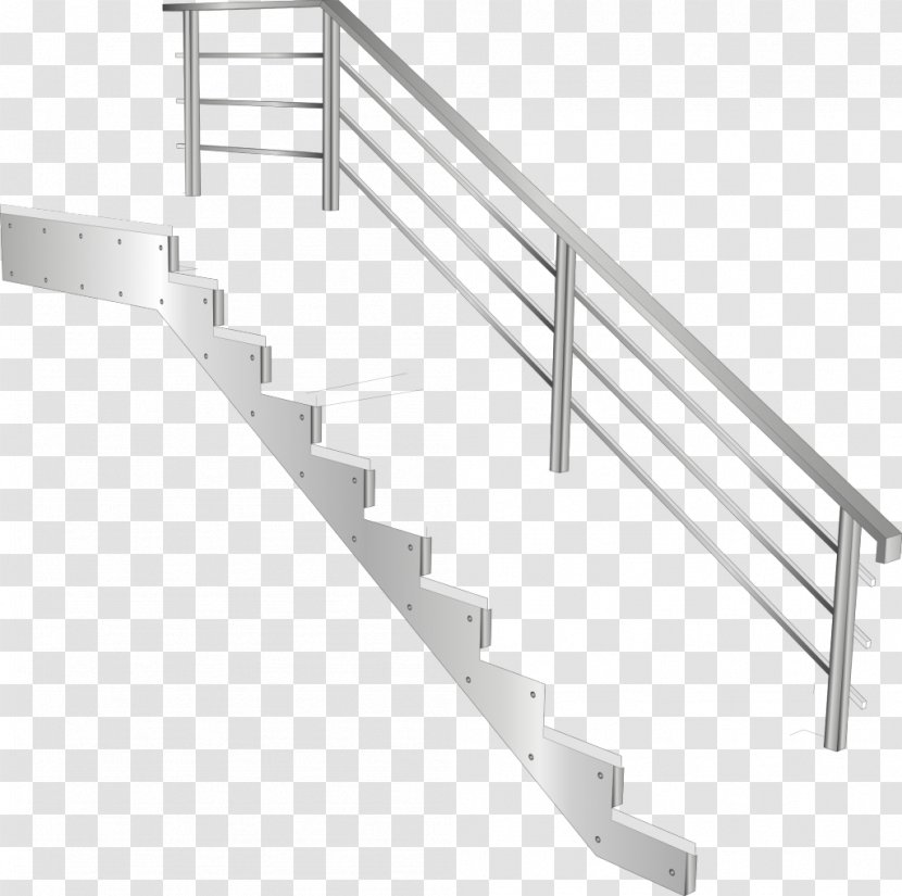 Handrail Stairs Metal - Structure Transparent PNG