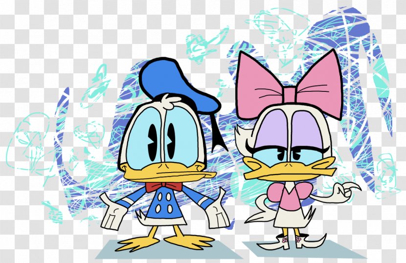 Donald Duck Daisy Mickey Mouse Animated Cartoon - Fictional Character Transparent PNG
