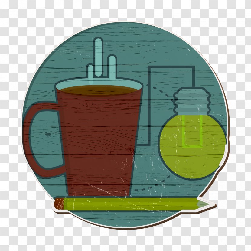Coffee Icon Creative Good Idea - Tableware - Flag Drinkware Transparent PNG