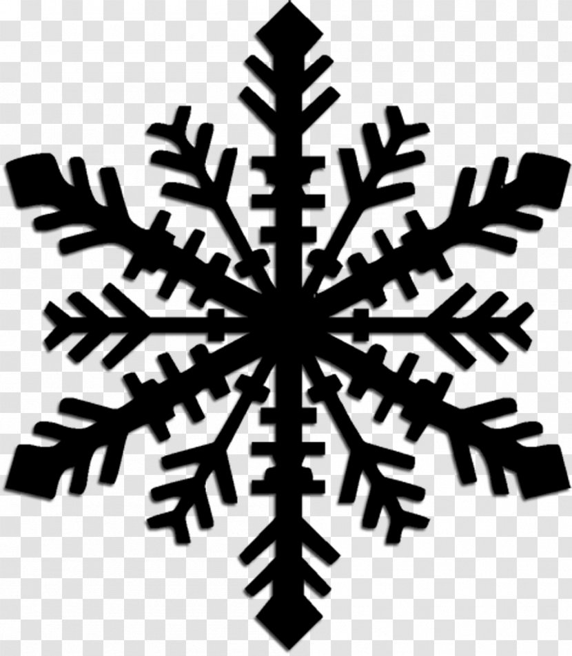 Clip Art Silhouette Snowflake Drawing Image - Line Transparent PNG