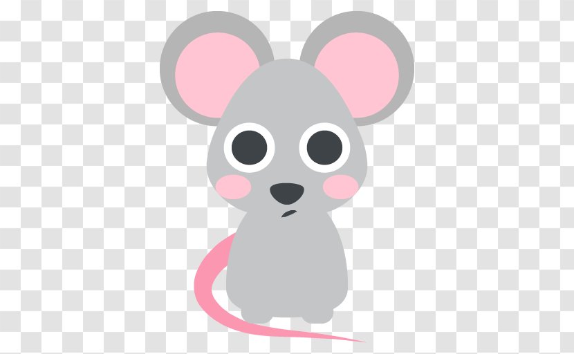 Computer Mouse Emoji Meaning - Pink - Sunflower Leaf Transparent PNG