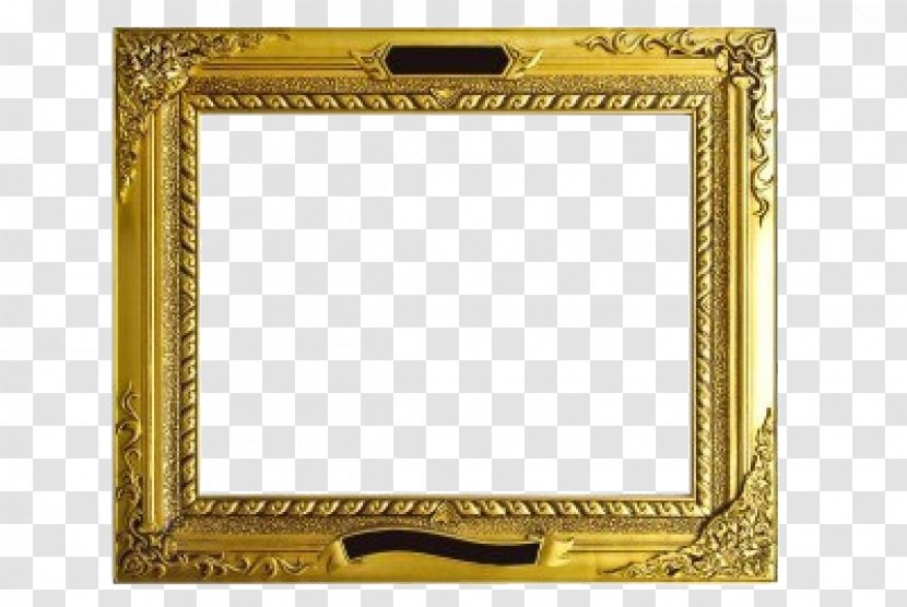 Picture Frames Gold Stock Photography Mirror - Border Transparent PNG