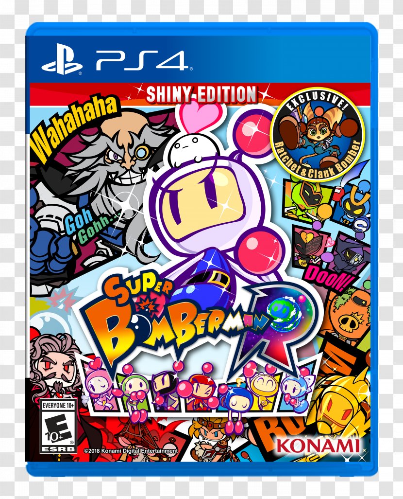 Super Bomberman R Blast Hero World PlayStation 4 - Toy - Online Transparent PNG