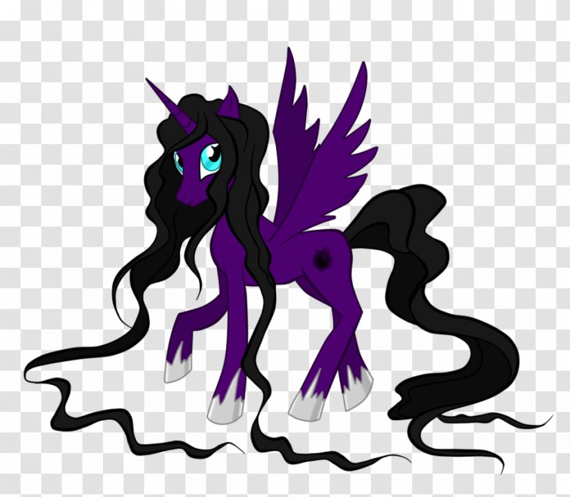 My Little Pony Princess Luna Celestia Winged Unicorn - Purple Transparent PNG