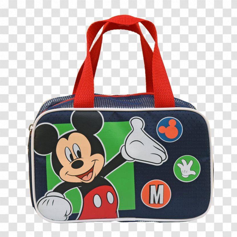 Child Tableware Tote Bag Mickey Mouse Textile - Hand Luggage Transparent PNG