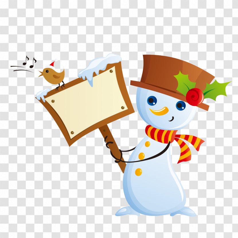 Santa Claus Snowman Vector Graphics Christmas Day - Tree - Card Transparent PNG