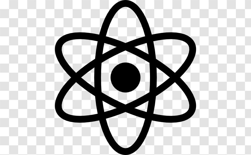 Atom Physics Symbol - Symmetry - Scientific Vector Transparent PNG
