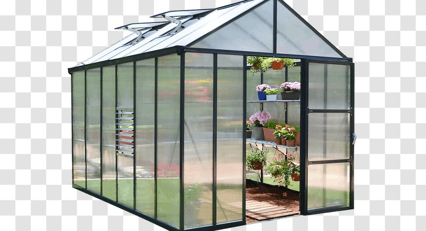 Palram Glory 8 Ft. X Heavy Duty Greenhouse Essence 8' 12' Bella Hobby Garden - Cold Frame - Nasa Hydroponic Farming Transparent PNG