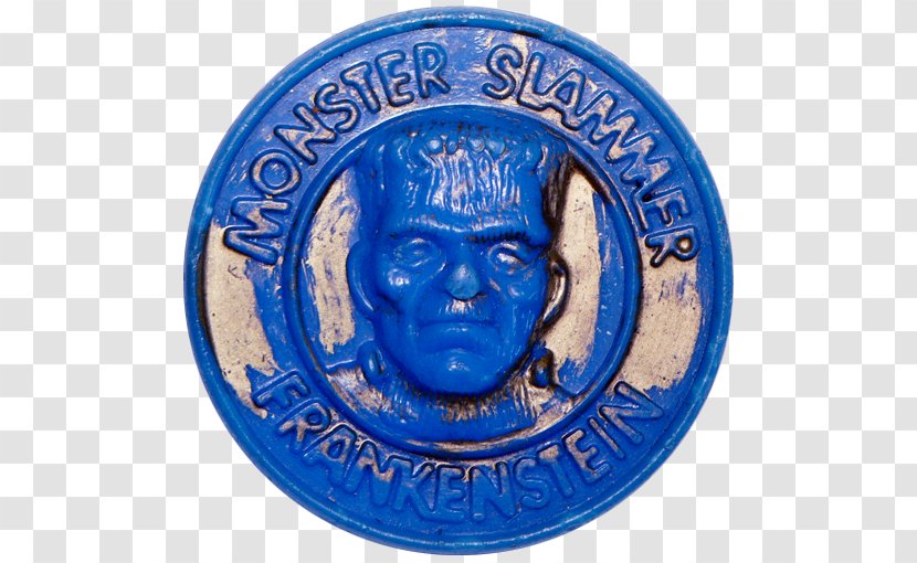Cobalt Blue Badge Font - Universal Monsters Transparent PNG