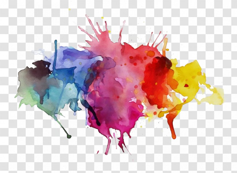 Watercolor Paint Ink Transparent PNG