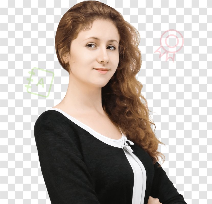 Learning Education Long Hair Curriculum Teacher - Flower - English Transparent PNG