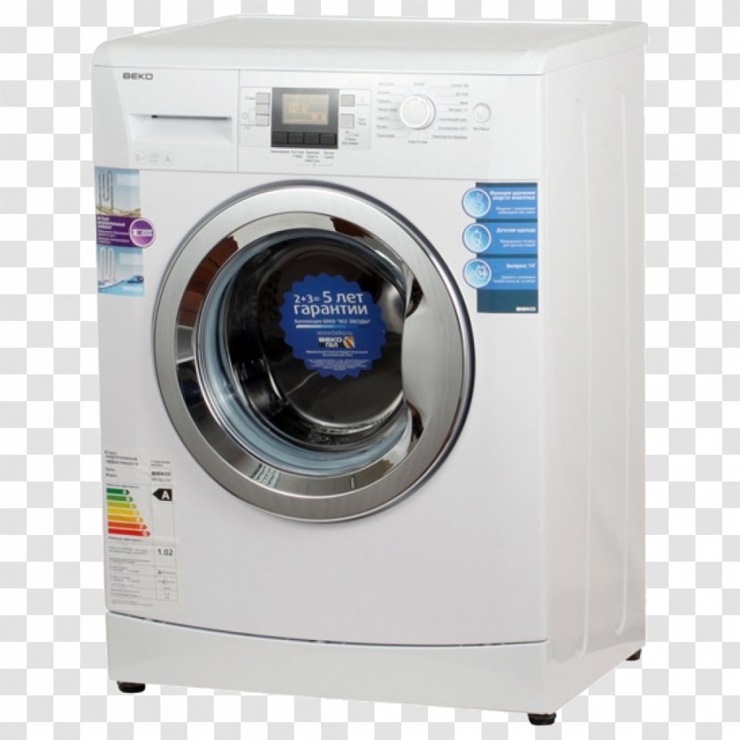 Washing Machines Beko Laundry Owner's Manual European Union Energy Label Transparent PNG