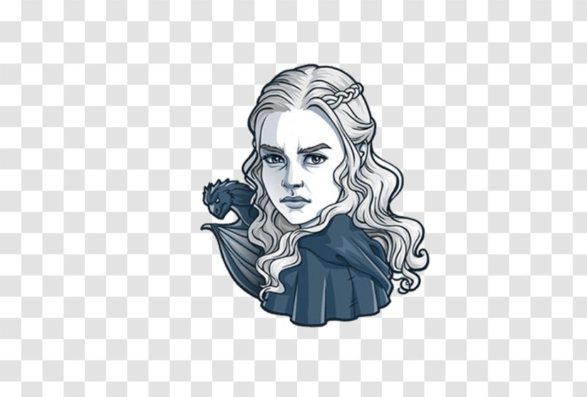 Game Of Thrones Daenerys Targaryen Sticker Eddard Stark Telegram - Fictional Character Transparent PNG