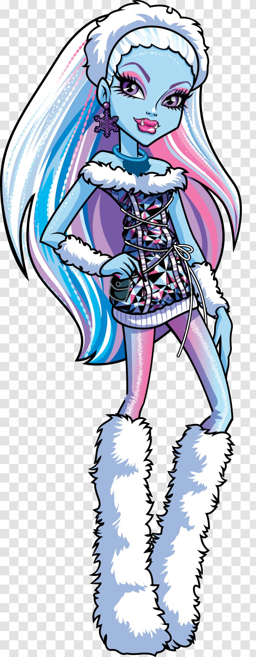 Monster High Doll Frankie Stein Toy - Watercolor Transparent PNG