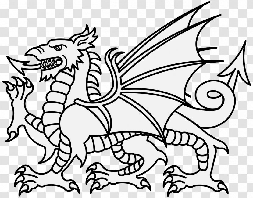 Dragon Coloring Book Clip Art Legendary Creature Ágaskodó Transparent PNG
