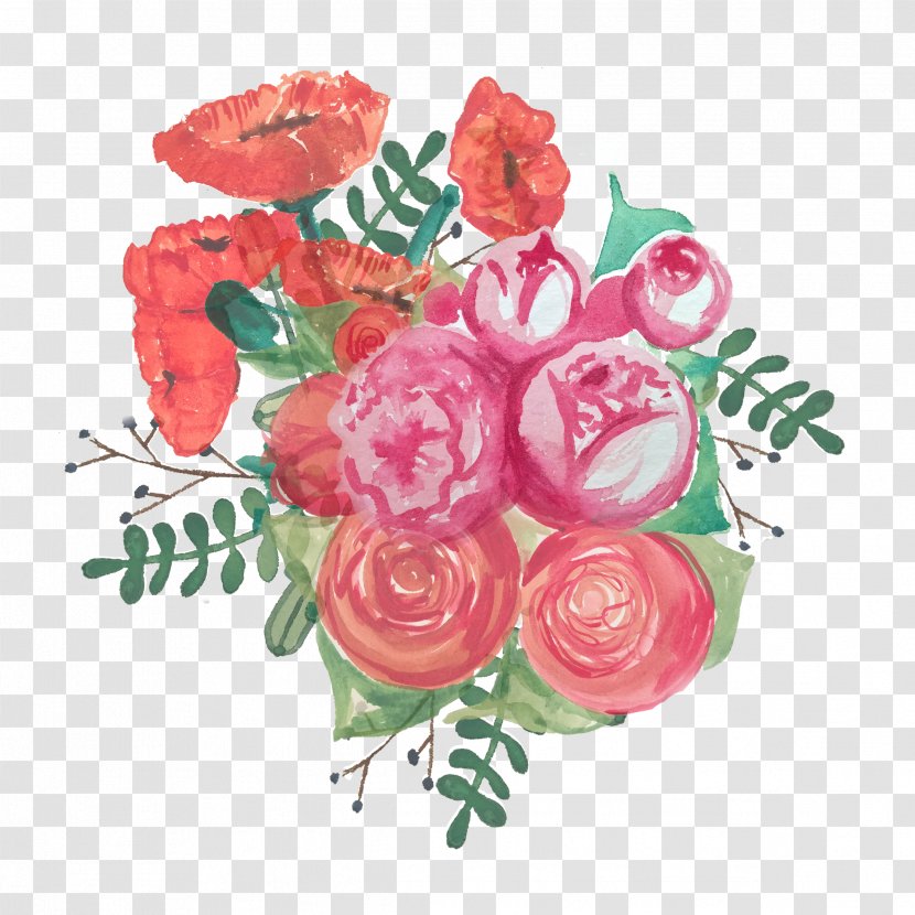 Garden Roses Floral Design Flower Bouquet Peony - Petal Transparent PNG