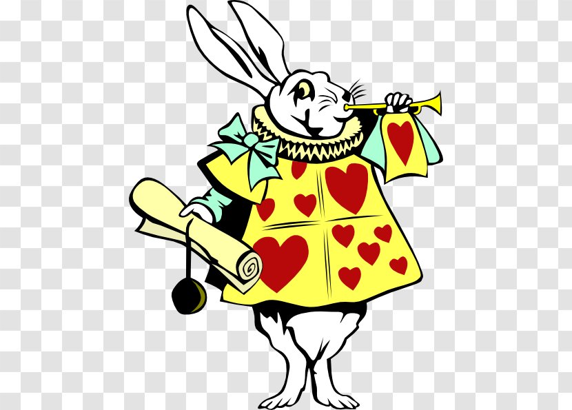 White Rabbit Mad Hatter Alice In Wonderland Clip Art - Fictional Character - Wonder Land Transparent PNG