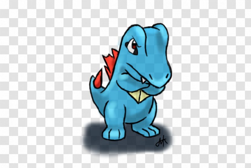 Totodile Drawing Canidae Pokémon - Heart Transparent PNG