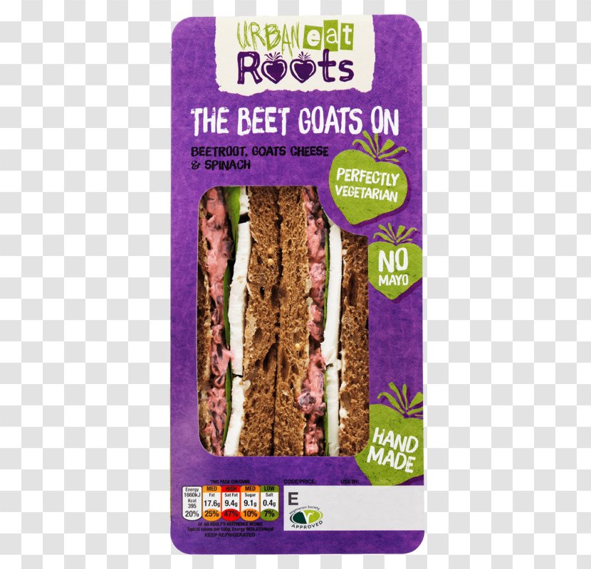 Vegetarian Cuisine Goat Cheese Beetroot Sandwich - Caramelization - Eat Transparent PNG