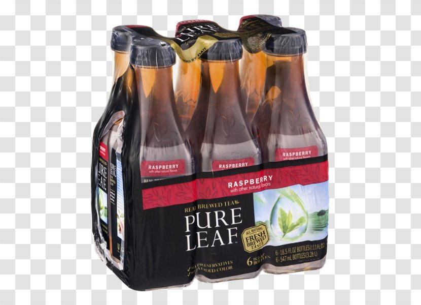 Iced Tea Sweet Fizzy Drinks Bottle - Flavor - Realistic Leaf Transparent PNG